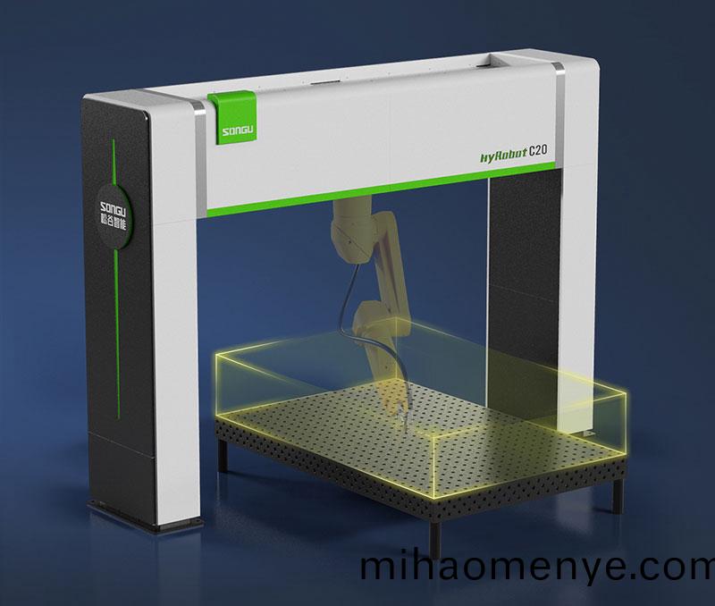 三維機器人激光切割機,三維激光切割機,3D激光切割(ge)機,工件擺放0難度