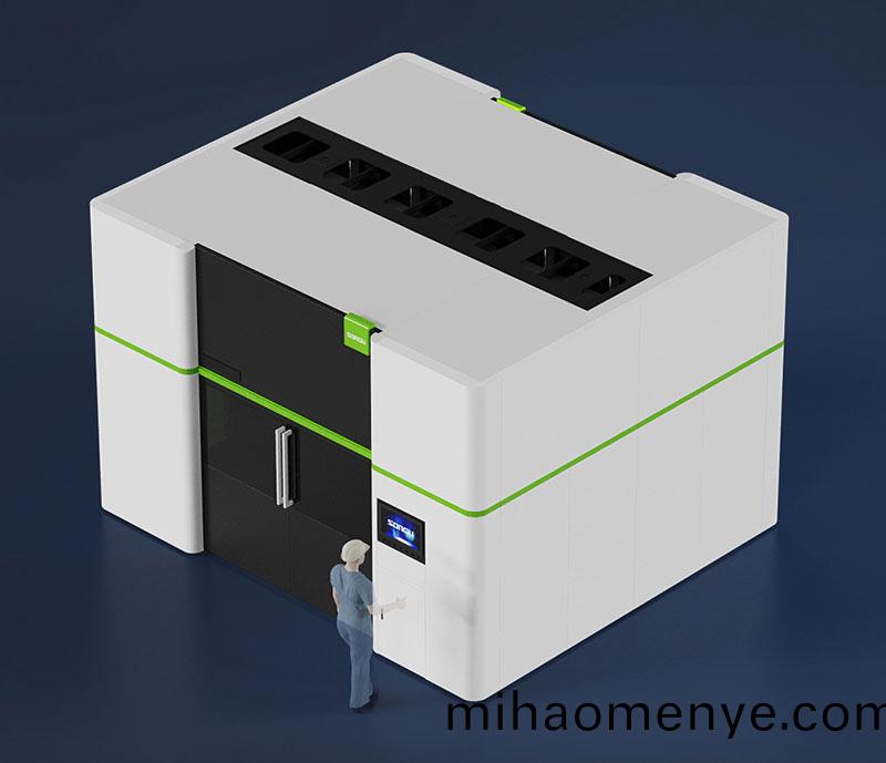 三維機器人激光切割機,三維激光(guang)切割機,3D激光切割機,全(quan)封閉式安全防護欄